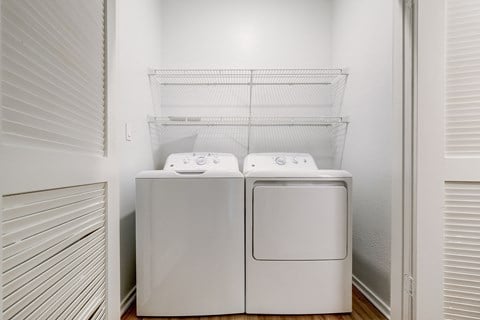 Washer and dryer included